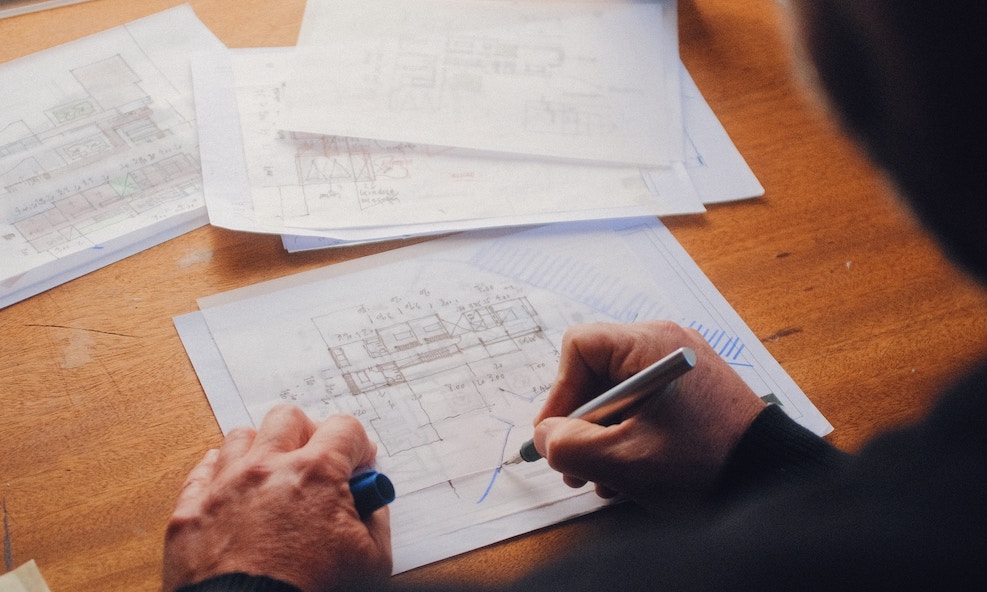 Plan architecture interieure